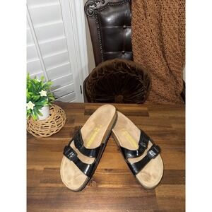 Birkenstock Ibiza Double Strap Sandals Black Women's EU 41 DISCONTINUED